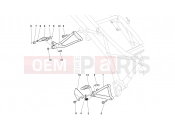 DUCATI Supersport 900 SS R.H. FOOT RESTS