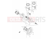 SUZUKI LT80 W (P1) 1998 W (1998) CRANKSHAFT