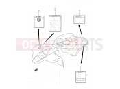 SUZUKI LT80 W (P1) 1998 W (1998) LABEL (MODEL T/V/W)