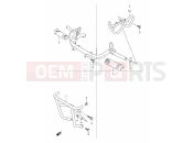 SUZUKI LT80 W (P1) 1998 W (1998) FOOTREST