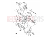 SUZUKI LT80 W (P1) 1998 W (1998) REAR WHEEL