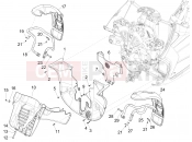 gilera 2015 Fuoco 500 LT Wheel huosing - Mudguard