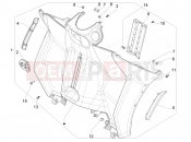 gilera 2016 Fuoco 500 LT Front glove-box - Knee-guard panel