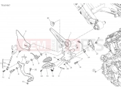 Footrests, right - Ducati Diavel V4 2023