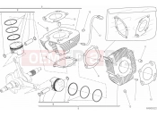 DUCATI 2016 Scrambler Sixty2 CYLINDERS - PISTONS