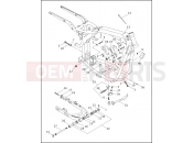 HARLEY-DAVIDSON DYNA STURGIS  - FXDB FRAME, REAR FORK & JIFFY STAND