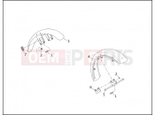 Harley-Davidson 1991 FXR SUPER GLIDE  - FXR FRONT FENDERS
