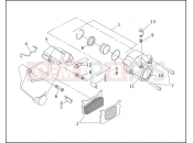HARLEY-DAVIDSON ELECTRA GLIDE CLASSIC  - FLHTC REAR BRAKE CALIPER