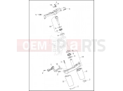 FORK BRACKETS, FRONT - Harley-Davidson TOURING REVIVAL - FLH 2021