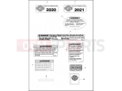 LABELS - Harley-Davidson TOURING REVIVAL - FLH 2021