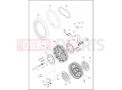 WHEELS, FRONT (2 OF 2) - Harley-Davidson TOURING REVIVAL - FLH 2021