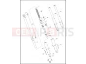 FORK, FRONT - Harley-Davidson TRIKE FREEWHEELER - FLRT 2020