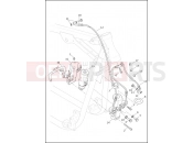 Harley-Davidson 2017 SOFTAIL SLIM  - FLS BRAKE LINES, FRONT, ABS