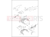 Harley-Davidson 2017 SOFTAIL SLIM  - FLS LICENSE PLATE BRACKETS - FXSB