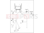 Harley-Davidson 2017 SOFTAIL SLIM  - FLS WIRING HARNESS, MAIN, NON-ABS - FLS (4 OF 5)