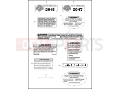 LABELS - Harley-Davidson ULTRA LIMITED LOW - FLHTKL 2017