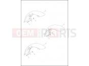Harley-Davidson 2017 DYNA LOW RIDER 103  - FXDL 103 FENDERS, FRONT