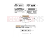 Harley-Davidson 2017 DYNA LOW RIDER 103  - FXDL 103 LABELS
