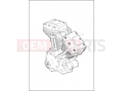 Harley-Davidson 2016 DYNA DYNA STREET BOB  - FXDB ENGINE ASSEMBLY - TWIN CAM 103â¢ HIGH OUTPUT