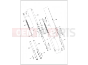 Harley-Davidson 2016 DYNA DYNA FAT BOB  - FXDF 103 FORK, FRONT - FXDLS