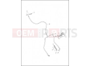 Harley-Davidson 2016 TOURING ROAD KING  - FLHR BRAKE LINE, FRONT - NON-ABS