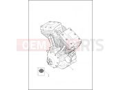 Harley-Davidson 2016 TOURING ROAD GLIDE  - FLTRX ENGINE ASSEMBLY - TWIN CAM 103â¢