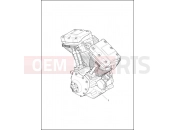 Harley-Davidson 2015 CVO/CUSTOM CVO STREET GLIDE  - FLHXSE ENGINE ASSEMBLY - TWIN CAM 110â¢