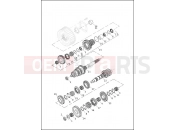 HARLEY-DAVIDSON CVO LIMITED  - FLHTK 103 TRANSMISSION GEARS