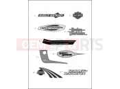HARLEY-DAVIDSON DYNA LOW RIDER  - FXDL 103 FUEL TANK TRIM