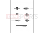 Harley-Davidson 2014 SOFTAIL HERITAGE SOFTAIL CLASSIC  - FLSTC FUEL TANK TRIM