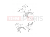 Harley-Davidson 2014 SOFTAIL SOFTAIL BREAKOUT  - FXSB LICENSE PLATE BRACKETS - FXSB