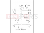 HARLEY-DAVIDSON CVO ULTRA CLASSIC  - FLHTCU8 103 WIRING HARNESS, AMPLIFIER