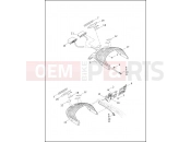 Harley-Davidson 2013 CVO/CUSTOM CVO SOFTAIL BREAKOUT  - FXSBSE LICENSE PLATE BRACKET