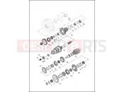 Harley-Davidson 2013 DYNA DYNA LOW RIDER  - FXDL TRANSMISSION GEARS
