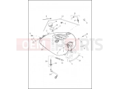 HARLEY-DAVIDSON DYNA SUPER GLIDE CUSTOM ANV  - FXDC ANV FUEL TANK