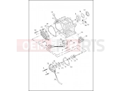 HARLEY-DAVIDSON DYNA SUPER GLIDE CUSTOM ANV  - FXDC ANV TRANSMISSION BEARINGS & COVERS