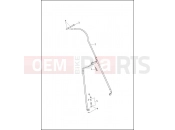 Harley-Davidson 2013 TOURING ELECTRA GLIDE ULTRA LIMITED ANV  - FLHTK ANV BRAKE LINE, FRONT - NON-ABS