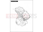 Harley-Davidson 2012 DYNA DYNA SWITCHBACK  - FLD 103 ENGINE ASSEMBLY - TWIN CAM 103â¢