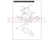 Harley-Davidson 2012 DYNA DYNA SWITCHBACK  - FLD 103 FORK, REAR, DEBRIS DEFLECTOR & BELT GUARD