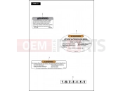 Harley-Davidson 2012 SOFTAIL HERITAGE SOFTAIL CLASSIC  - FLSTC 103 LABELS