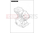 Harley-Davidson 2012 SOFTAIL SOFTAIL STANDARD  - FXST ENGINE ASSEMBLY - TWIN CAM 96â¢