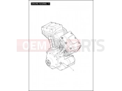 Harley-Davidson 2012 TOURING ROAD KING  - FLHR ENGINE ASSEMBLY - TWIN CAM 103â¢