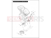 Harley-Davidson 2012 TOURING ROAD GLIDE CUSTOM  - FLTRX ENGINE MOUNTS & STABILIZER LINK