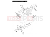 Harley-Davidson 2012 TOURING ROAD GLIDE CUSTOM  - FLTRX TRANSMISSION BEARINGS & COVERS