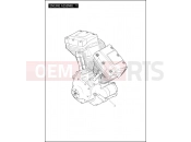 Harley-Davidson 2012 TRIKE TRI GLIDE ULTRA CLASSIC  - FLHTCUTG ENGINE ASSEMBLY - TWIN CAM 103â¢