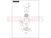 AIR CLEANER - Harley-Davidson V-ROD MUSCLE - VRSCF 105 2012