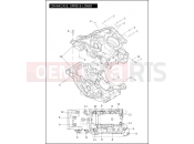 CRANKCASE, UPPER & LOWER - Harley-Davidson V-ROD MUSCLE - VRSCF 105 2012