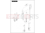 FORK, FRONT - Harley-Davidson V-ROD MUSCLE - VRSCF 105 2012