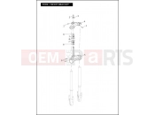 FORK, FRONT BRACKET - Harley-Davidson V-ROD MUSCLE - VRSCF 105 2012