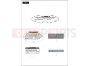 LABELS - Harley-Davidson V-ROD MUSCLE - VRSCF 105 2012